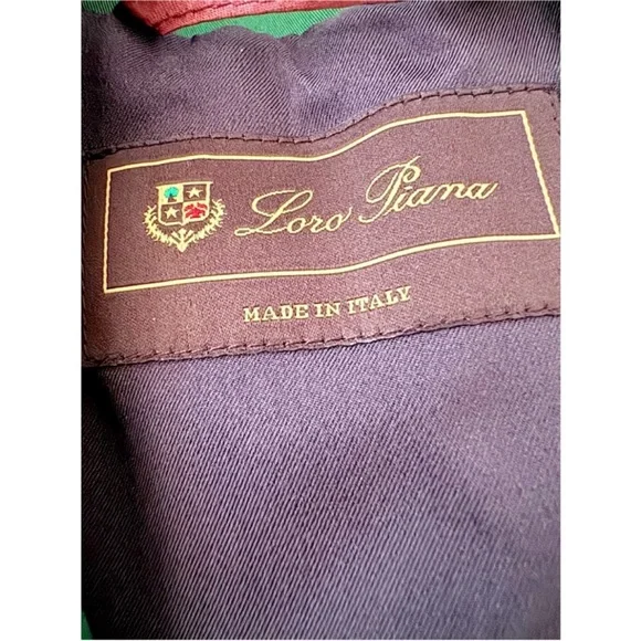 SOLD ❌LORO piana gorgeous poplin stretch green blazer jacket xs - Picture 5 of 10